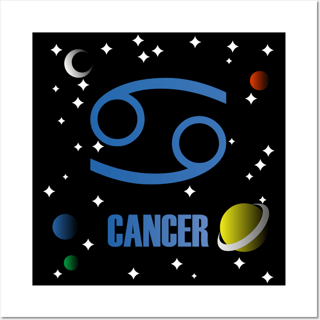 CANCER SIGN Wall Art by RENAN1989